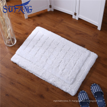 Fournisseur d&#39;or En gros bon marché antidérapant tapis de bain coton imperméable tapis de chauve-souris pour hôtel star